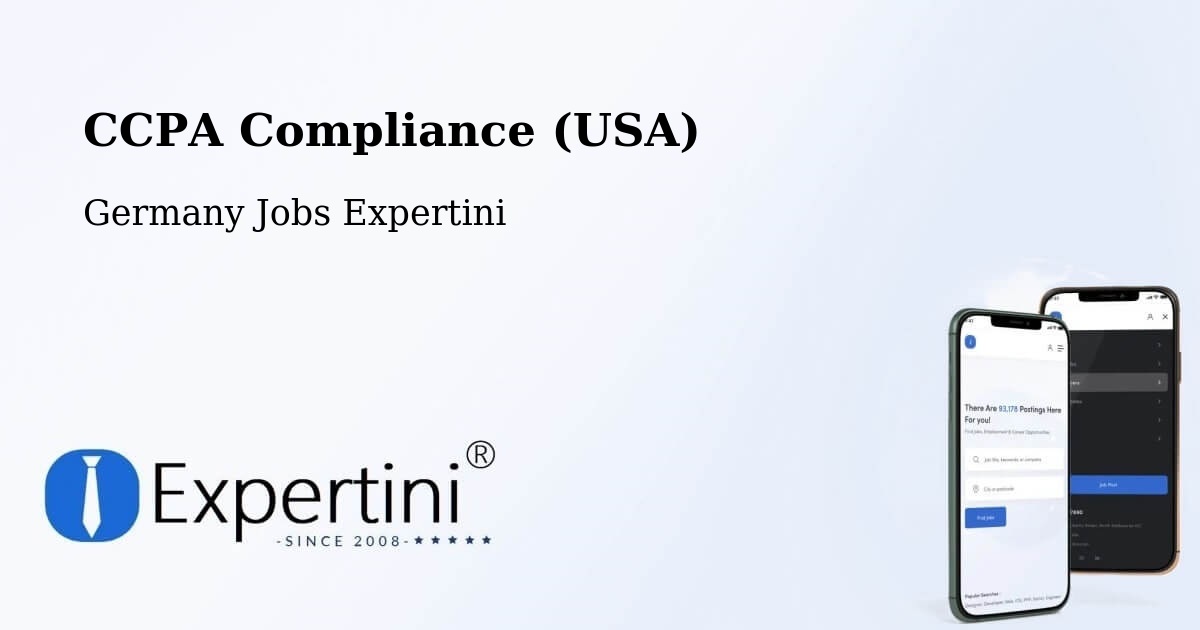 CCPA Privacy Rights & Compliance Notice – Calw - Germany Jobs Expertini