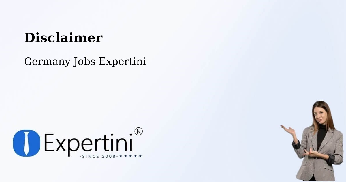 Disclaimer – Calw - Germany Jobs Expertini