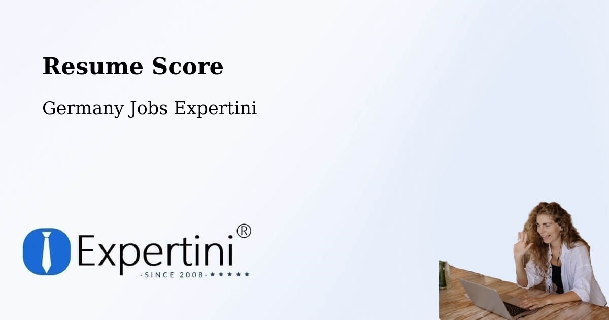 Resume Score & Job Description Match Tool – Calw - Germany Jobs Expertini